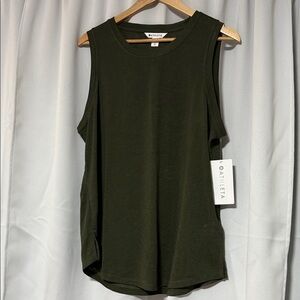 Athleta Dark Green Breezy Tank